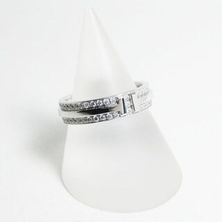 ティファニー(Tiffany & Co.)のTIFFANY & Co. Tツーナローリング K18WG ダイヤモンド ８号(リング(指輪))