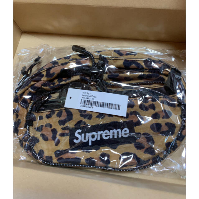 supreme ウェストバッグ　レオパード柄