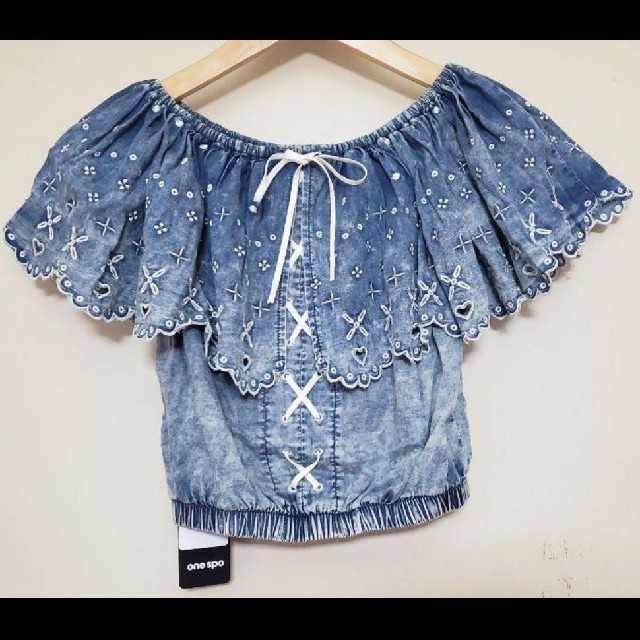 one spo(ワンスポ)のonespo☆オフショルダー レディースのトップス(カットソー(半袖/袖なし))の商品写真