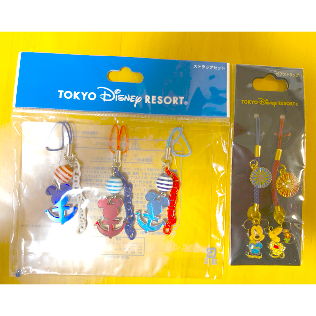 Disney - ディズニーストラップセットの通販 by エッギィ's shop｜ディズニーならラクマ