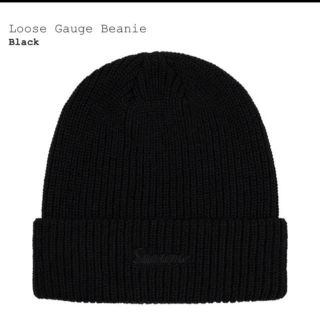 シュプリーム(Supreme)の即日配送可‼︎Supreme Loose Gauge Beanie ニット帽　黒(ニット帽/ビーニー)