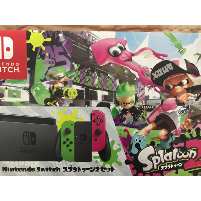 Nintendo Switch スプラトゥーン2セット ソフト付 箱ありエンタメ/ホビー