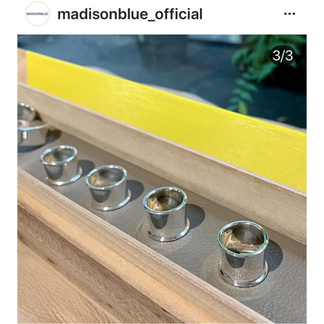 MADISONBLUE(マディソンブルー)のMADISONBLUE マディソンブルー　シルバージュエリーsize 15 レディースのアクセサリー(リング(指輪))の商品写真