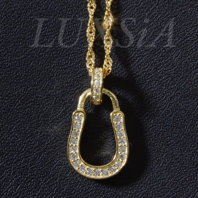 2個セット　18K GOLD plating ネックレス ホースシュー　蹄鉄