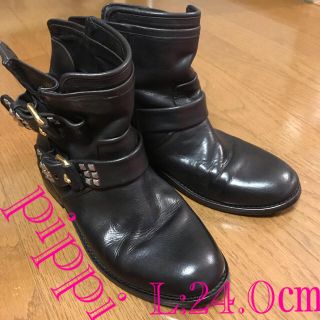 【美品】pippi エンジニアブーツ Sサイズ