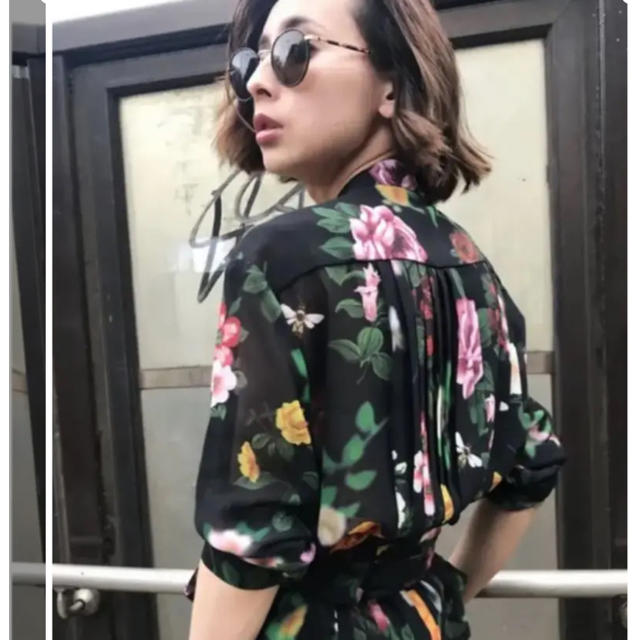 Ameri VINTAGE - アメリヴィンテージ COCO FLOWER shirt 花柄ブラウス