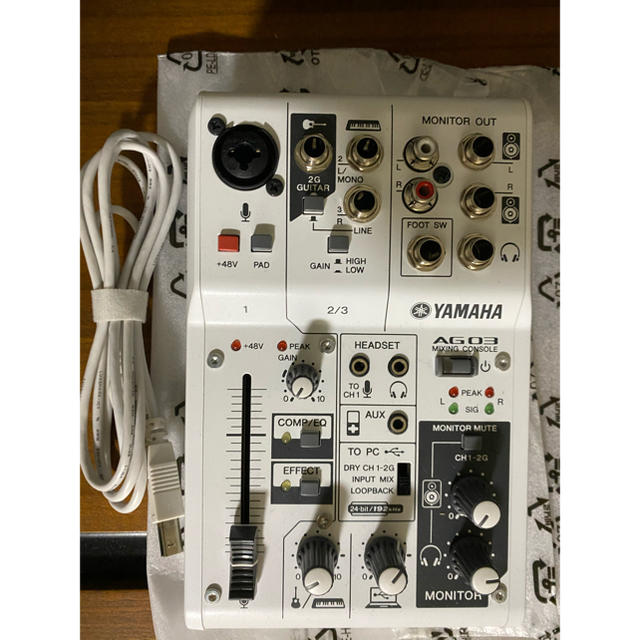 ヤマハ(ヤマハ)のヤマハ AG03 楽器のDTM/DAW(オーディオインターフェイス)の商品写真