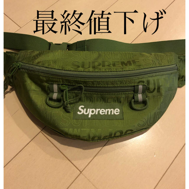 supreme waist bag black 19ss 新品未使用