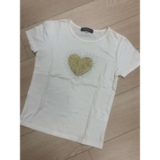 クイーンズコート(QUEENS COURT)のQUEENS COART 半袖　Tシャツ　オフホワイト(Tシャツ(半袖/袖なし))