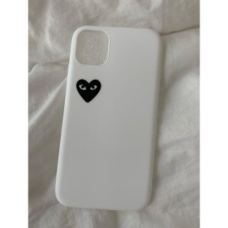 コムデギャルソン(COMME des GARCONS)のギャルソン　♡ iPhoneケース　iPhone１１　シリコン　ハート(iPhoneケース)