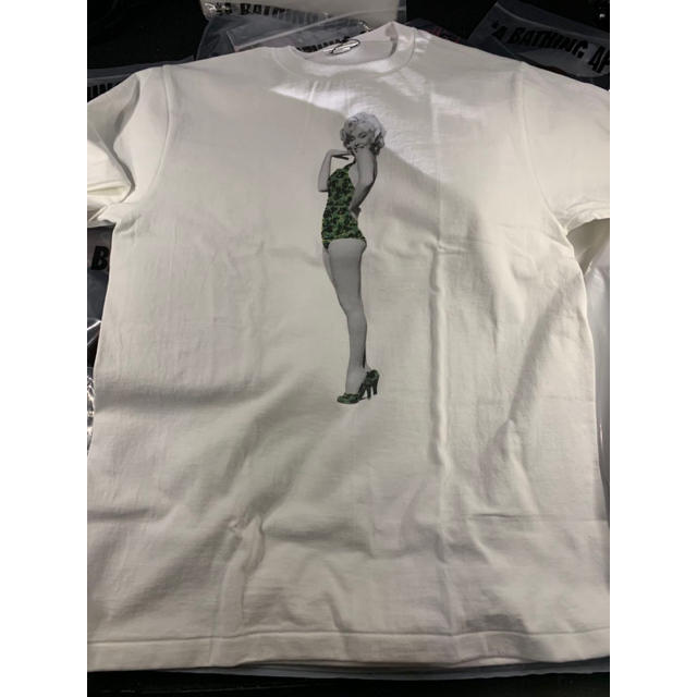 BAPE × MARILYN MONROE TEE Mサイズ 白