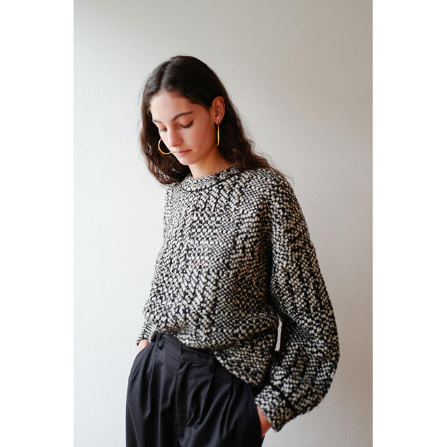 専用★CLANE完売MIX TWEED KNIT TOPS★ニット★新品未使用