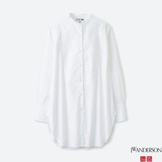 ユニクロ(UNIQLO)の【新品・タグ付】ユニクロ タキシードロングシャツ(シャツ/ブラウス(長袖/七分))