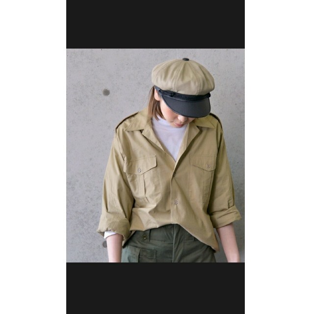 Maison Martin Margiela(マルタンマルジェラ)のフランス軍　チノシャツ レディースのトップス(シャツ/ブラウス(長袖/七分))の商品写真