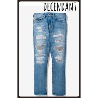 ダブルタップス(W)taps)のDESCENDANT ディセンダント ダメージデニム パンツ クラッシュ(デニム/ジーンズ)