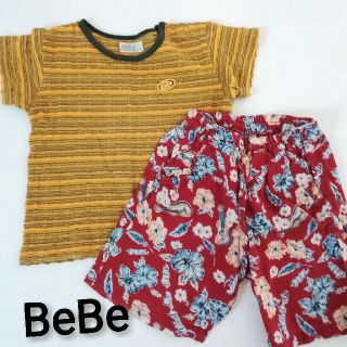 ベベ(BeBe)のBeBe Tシャツ　ハーフパンツ　セット　90(Tシャツ/カットソー)