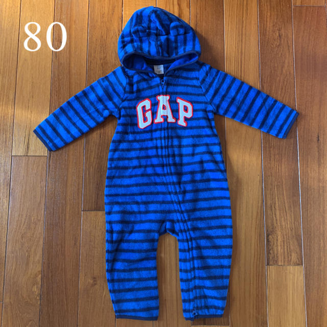 babyGAP(ベビーギャップ)の新品☆babygap☆フリースボディオール☆80㎝ キッズ/ベビー/マタニティのベビー服(~85cm)(カバーオール)の商品写真