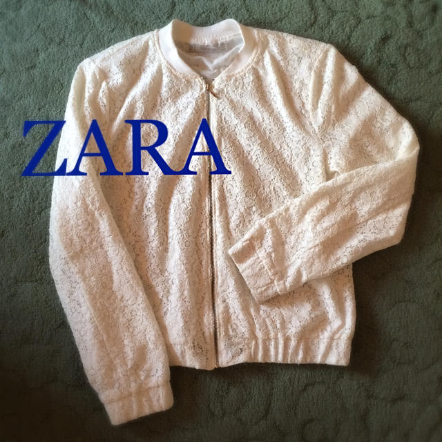 ZARA(ザラ)のレース♡ジャケット レディースのジャケット/アウター(ノーカラージャケット)の商品写真