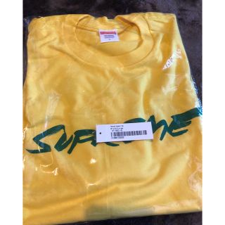 シュプリーム(Supreme)のsupreme   Futura Logo Tee フューチュラ　L イエロー(Tシャツ/カットソー(半袖/袖なし))