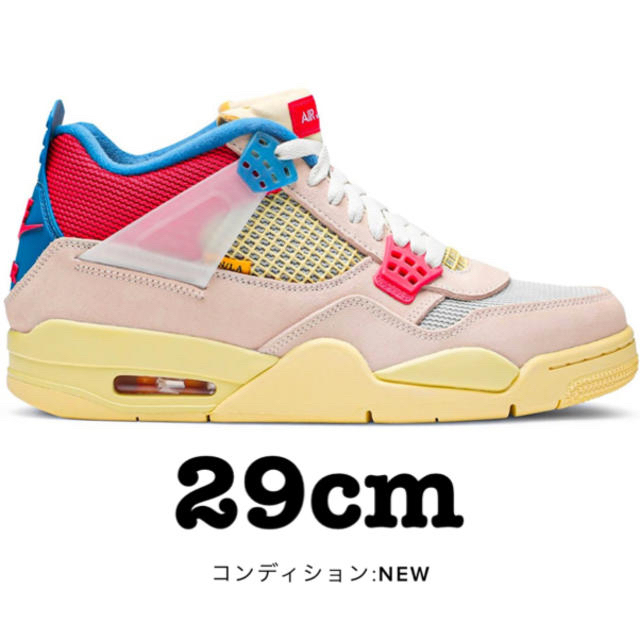 UNION JORDAN4 GUAVA ICE 29cm