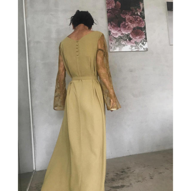 Ameri VINTAGE(アメリヴィンテージ)のAMERI   BACK FLARE REFINED DRESS レディースのフォーマル/ドレス(ロングドレス)の商品写真