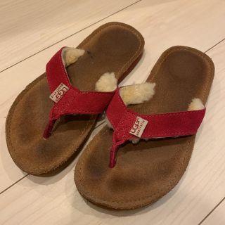 アグ(UGG)のugg ビーサン　ピンク(ビーチサンダル)