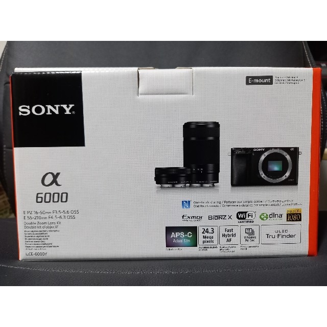 新品　SONY ミラーレス一眼 α6000 ダブルズームレンズキット