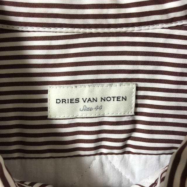 DRIES VAN NOTEN(ドリスヴァンノッテン)の【最終値下げ‼️】ドリス　ヴァン　ノッテン　ストライプステッチシャツ19aw メンズのトップス(シャツ)の商品写真