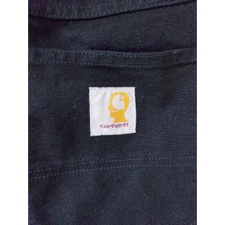 カーハート(carhartt)のcarhartt×BRAIN-DEAD　ペインターパンツ　ブラック S　美品(ペインターパンツ)