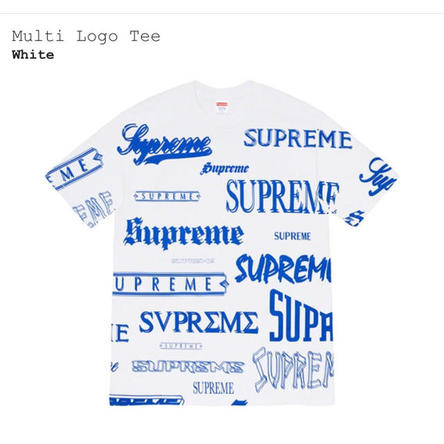 Supreme(シュプリーム)のシュプリーム　Multi Logo Tee メンズのトップス(Tシャツ/カットソー(半袖/袖なし))の商品写真