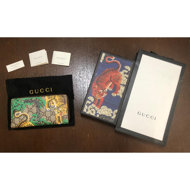 Gucci(グッチ)のGUCCI ジップアラウンドウォレット　ベンガル　あきぼん様お取り置き中 メンズのファッション小物(長財布)の商品写真