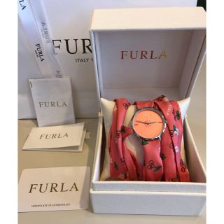 フルラ(Furla)のお値下げ❣️FURLA フルラ  ✨ スカーフベルトロゴ腕時計  (腕時計)