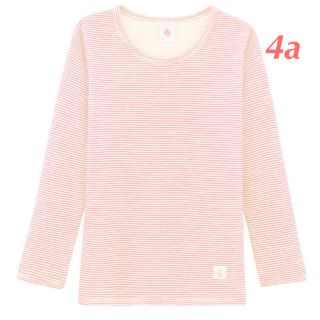 プチバトー(PETIT BATEAU)のプチバトー　19aw ウール&コットン長袖Tシャツ　4a(Tシャツ/カットソー)