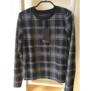 ザラ(ZARA)の新品！ZARA チェックカットソー(カットソー(長袖/七分))