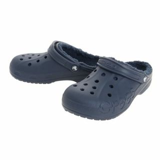 クロックス(crocs)の25cm クロックス バヤ ラインド クロッグ ネイビー M7W9 新品(サンダル)