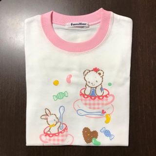 ファミリア(familiar)の未使用 familiar ファミちゃん 半袖カットソー 100 女の子(Tシャツ/カットソー)