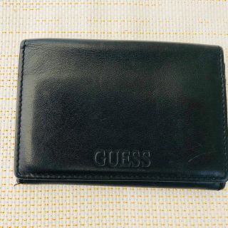 ゲス(GUESS)の★guess★本革黒名刺入れ(名刺入れ/定期入れ)