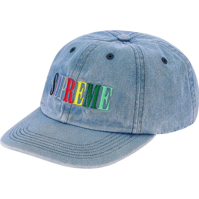 20AW Supreme Multi Color Logo 6-Panel