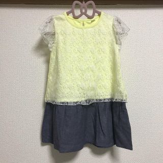 レース　ワンピース　☆ 110 新品(ワンピース)