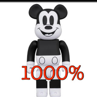 メディコムトイ(MEDICOM TOY)の完売品！BE@RBRICK MICKEY MOUSE B&W 2020 Ver.(ぬいぐるみ/人形)