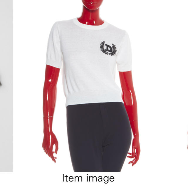 DOUBLE STANDARD CLOTHING(ダブルスタンダードクロージング)のDSC / コットンニットプルオーバー レディースのトップス(カットソー(半袖/袖なし))の商品写真