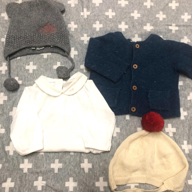 ZARA KIDS(ザラキッズ)のzara baby,gap baby 9点　0-3ヶ月 キッズ/ベビー/マタニティのベビー服(~85cm)(カーディガン/ボレロ)の商品写真