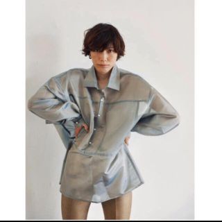 トゥモローランド(TOMORROWLAND)の期間限定値下げ！fumika uchida 2019SS シースルーシャツ(シャツ/ブラウス(長袖/七分))