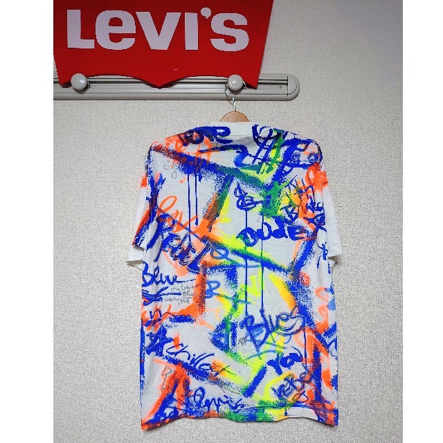 レア80s～ビンテージデッドストックLevi'sリーバイスUSA製アートTシャツ 1