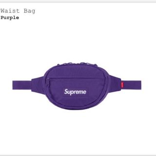 シュプリーム(Supreme)の新品 supreme 18fw waist bag パープル(ショルダーバッグ)