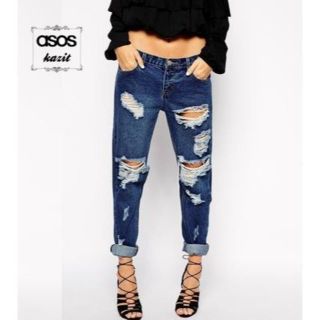 エイソス(asos)のボーイフレンドクラッシュデニム(デニム/ジーンズ)