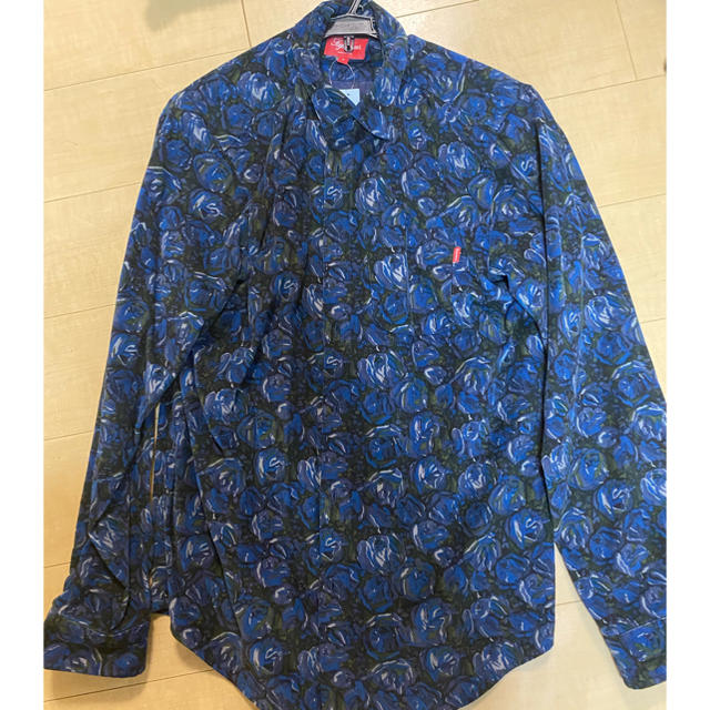 supreme Roses corduroy shirts タグ付き