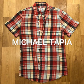 MICHAEL TAPIA バンドカラーシャツ
