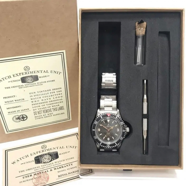 専用　ディーラー限定！新品！WMT ROYAL MARINE OMAN DIAL メンズの時計(腕時計(アナログ))の商品写真