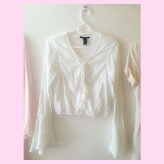 フォーエバートゥエンティーワン(FOREVER 21)の♡ レースアップトップス ♡(シャツ/ブラウス(長袖/七分))